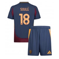 Echipament fotbal AS Roma Matias Soule #18 Tricou Treilea 2024-25 pentru copii maneca scurta (+ Pantaloni scurti)